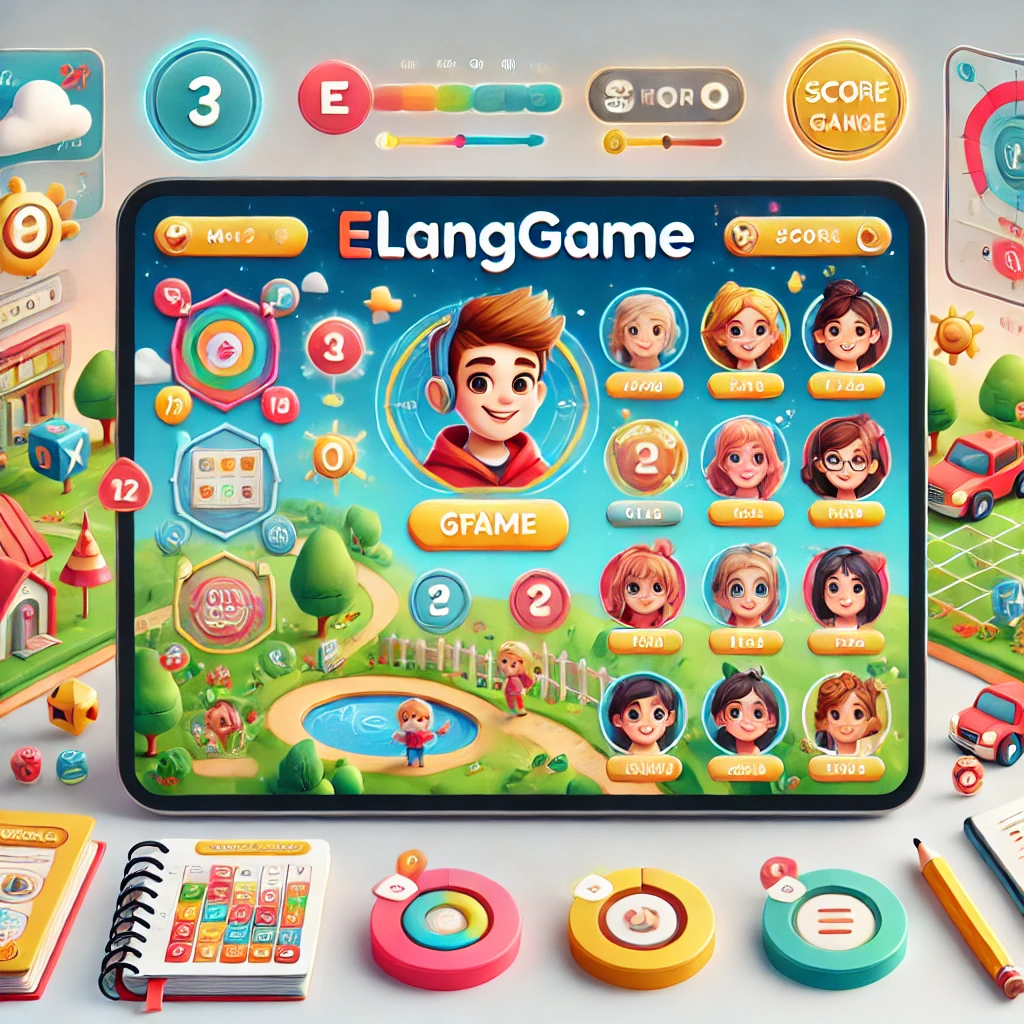 Elanggame educational platform with interactive learning games for students.