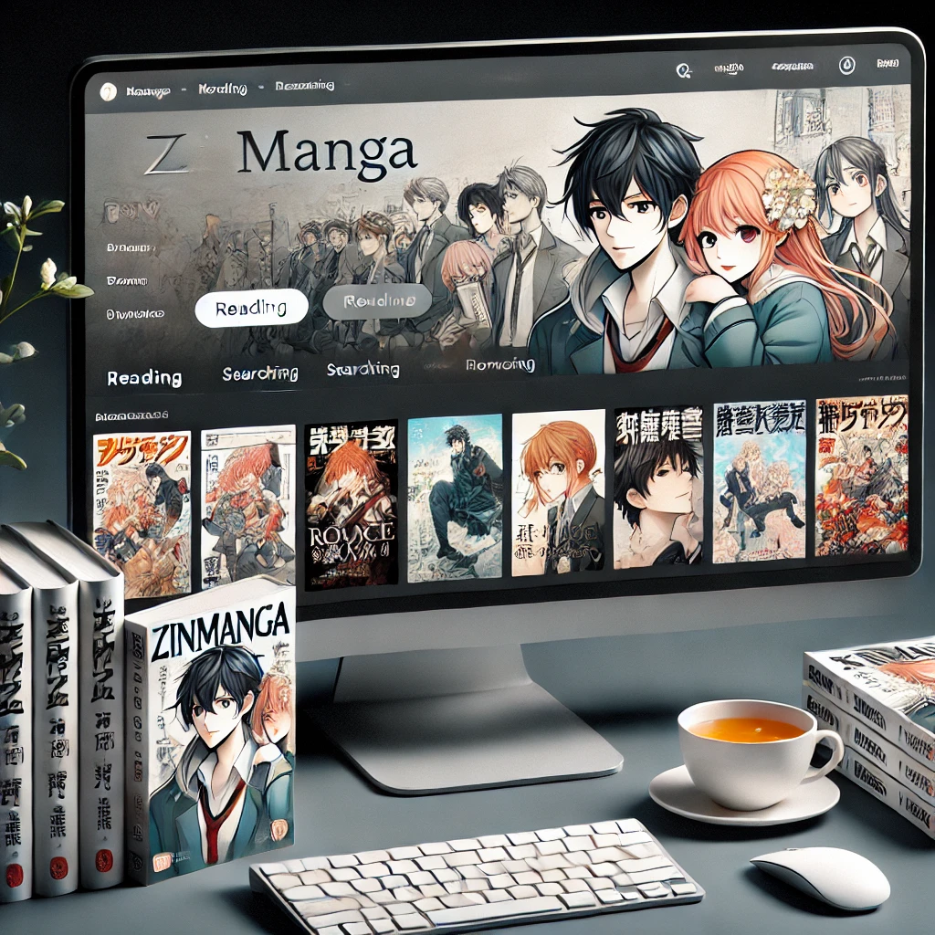 : Zinmanga online manga reading platform interface