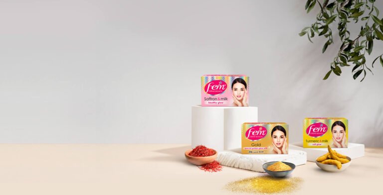 Woman using Fem Bleach for skin care