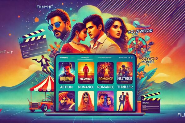 A comprehensive depiction of filmyhit featuring trending movies, genres, and an easy-to-navigate user interface.