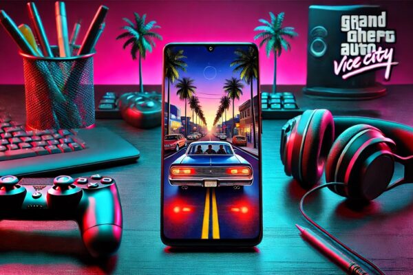 GTA Vice City download for Android gameplay screen