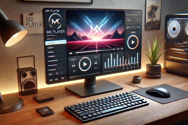 MX Player interface on a PC showcasing high-definition video playback.